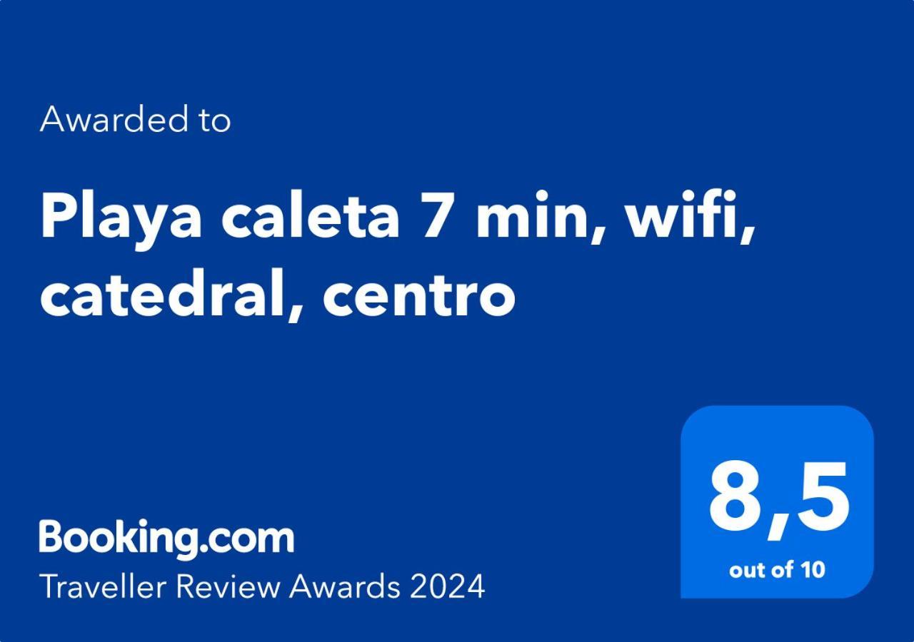 Playa Caleta 7 Min, Wifi, Catedral, Centro Apartment Cadiz Bagian luar foto